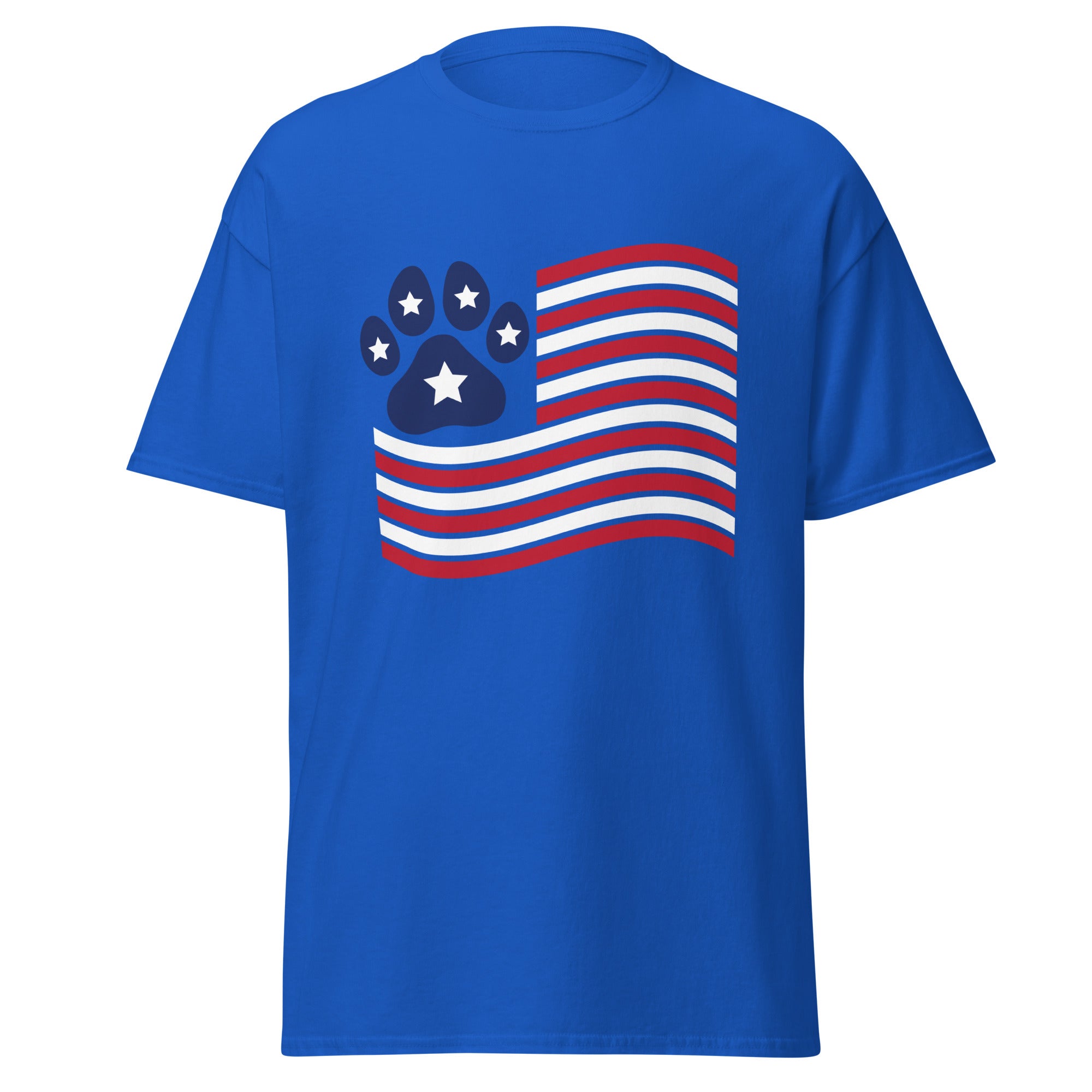 USA Paw Flag Unisex Tee