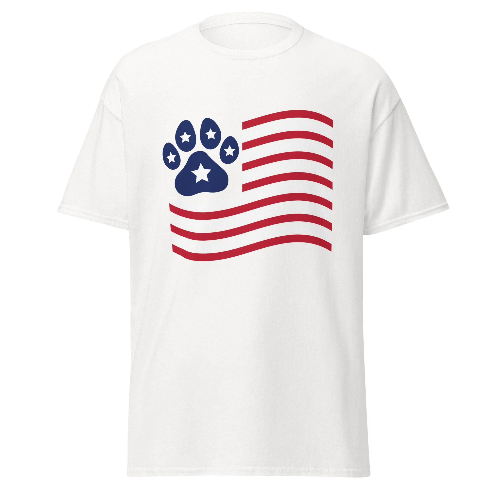 USA Paw Flag Unisex Tee